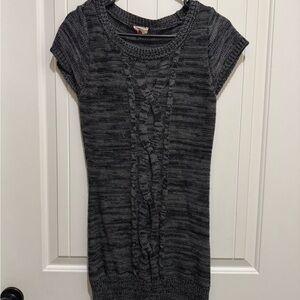Lei Charcoal Knit Top